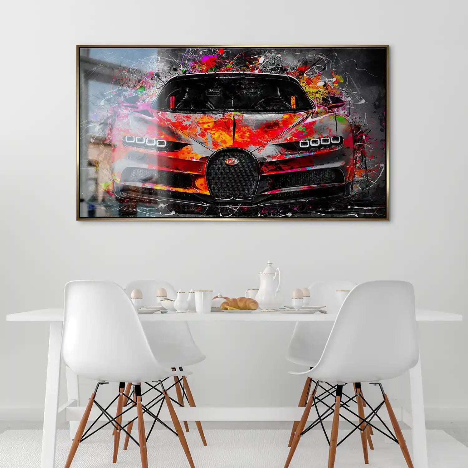 Bugatti Pop Art Style Alu Gebürstet INGALERIE