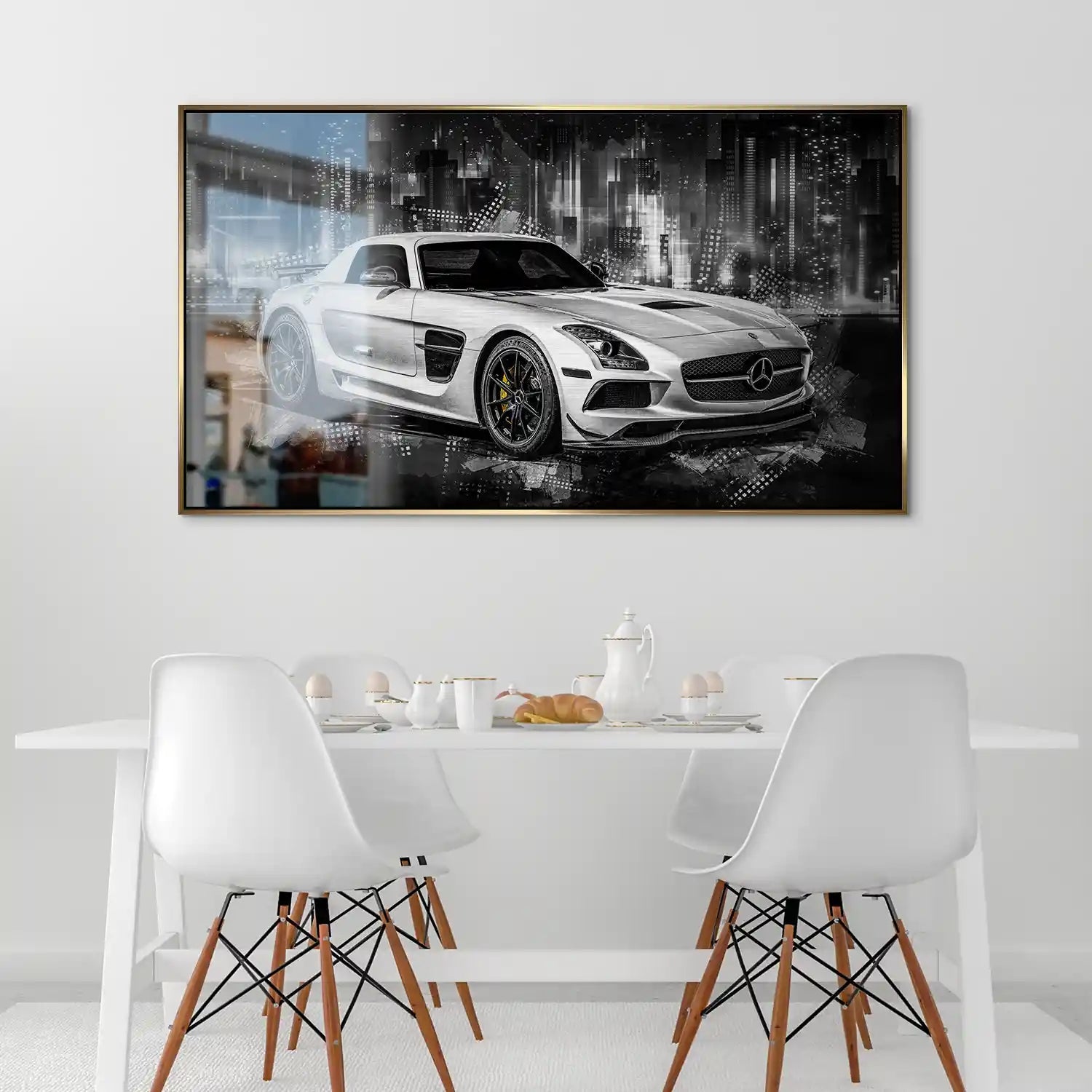 Mercedes SLS City Style Alu Gebürstet INGALERIE