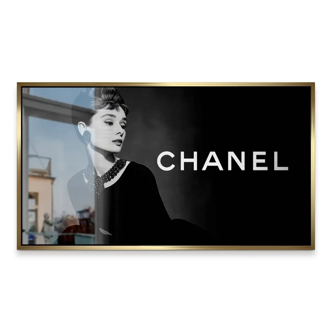 Audrey Noir Elegance Alu Gebürstet