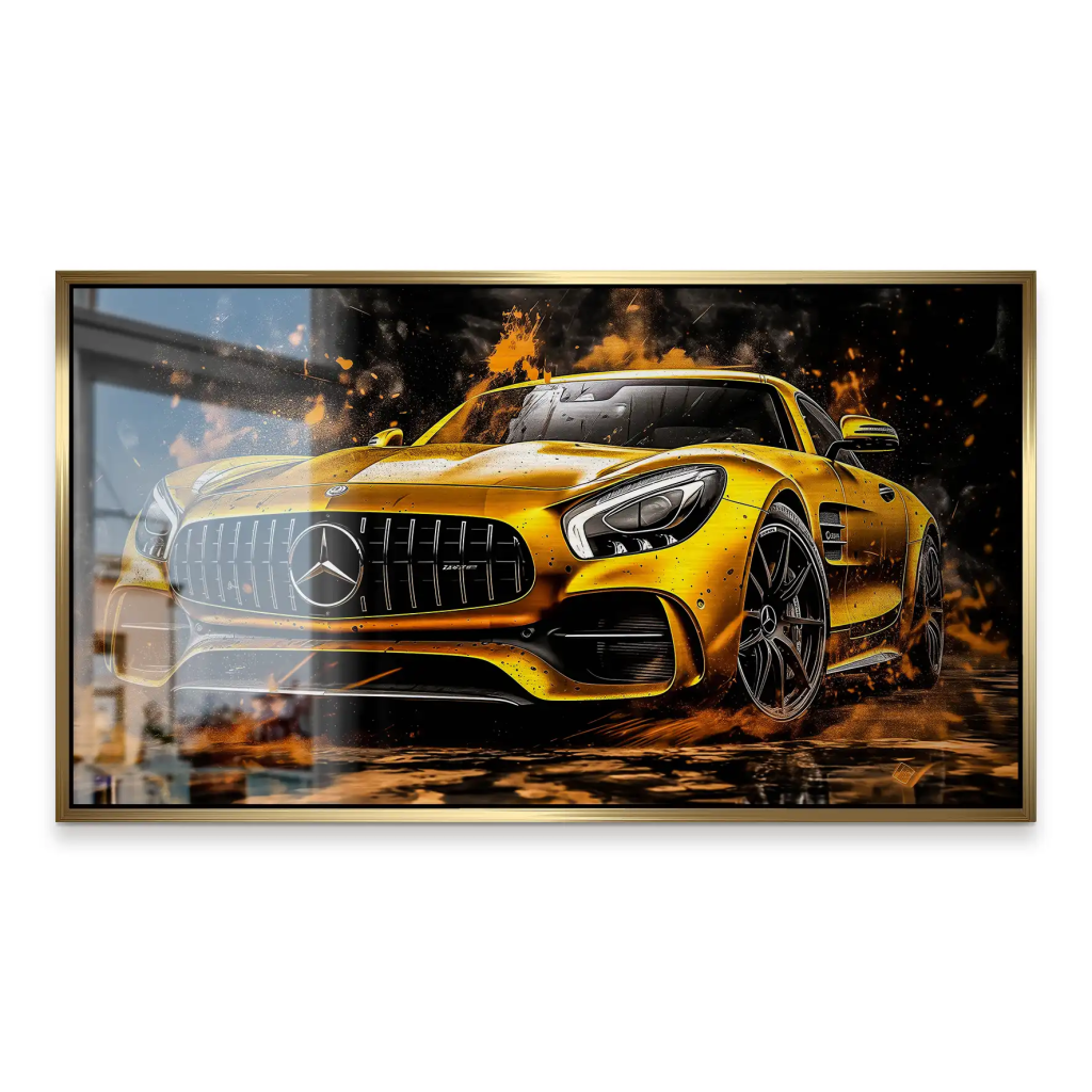 Mercedes AMG GT Modern Style Style Alu Gebürstet INGALERIE