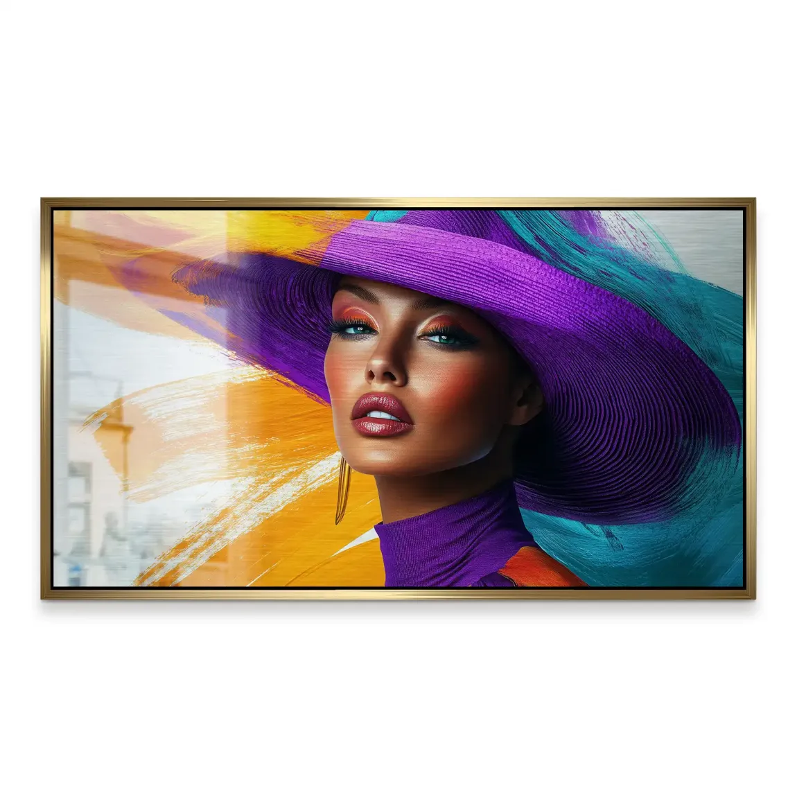 Vivid Fashion Color Art Alu Gebürstet