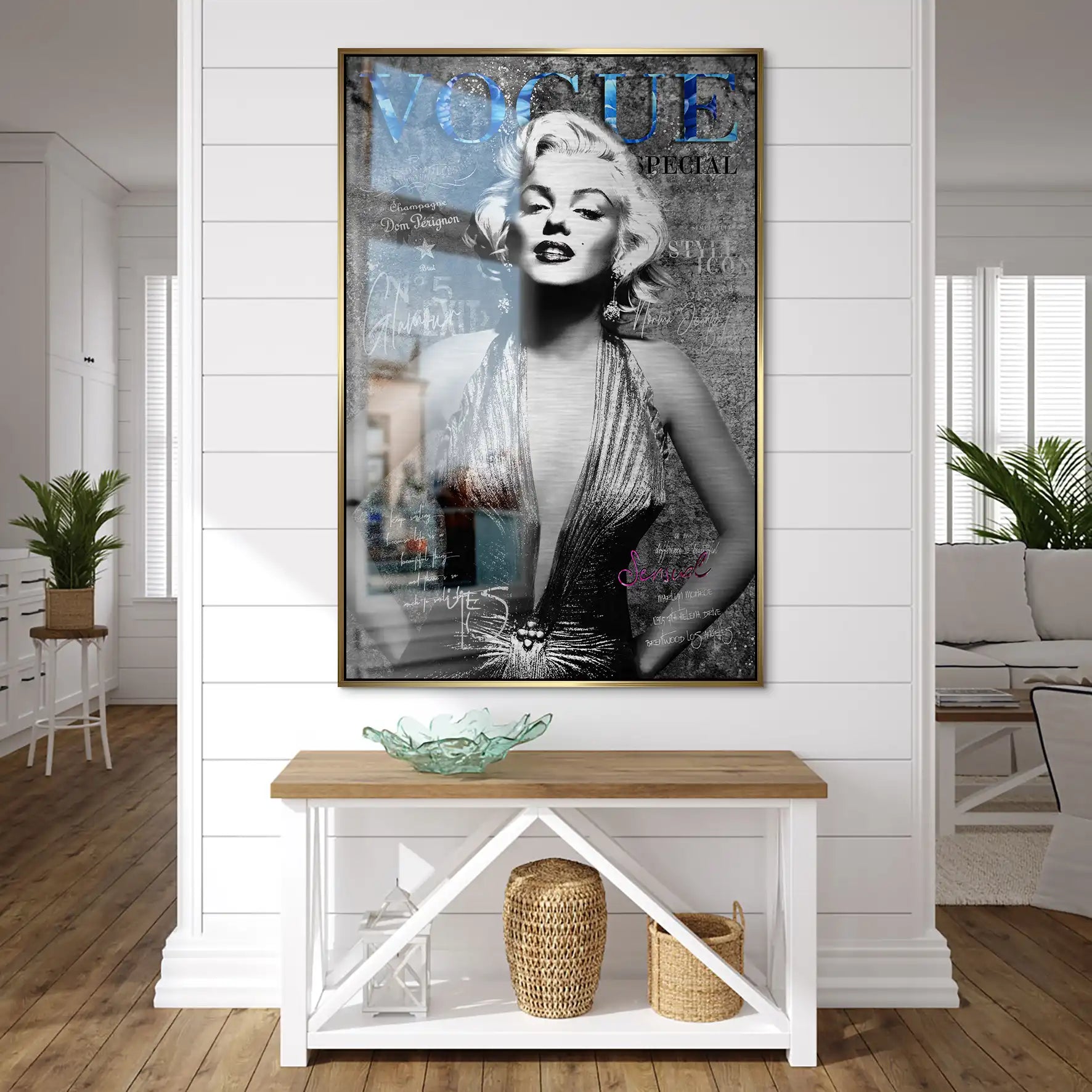 Marilyn Vogue AluDibond Gebürstet INGALERIE