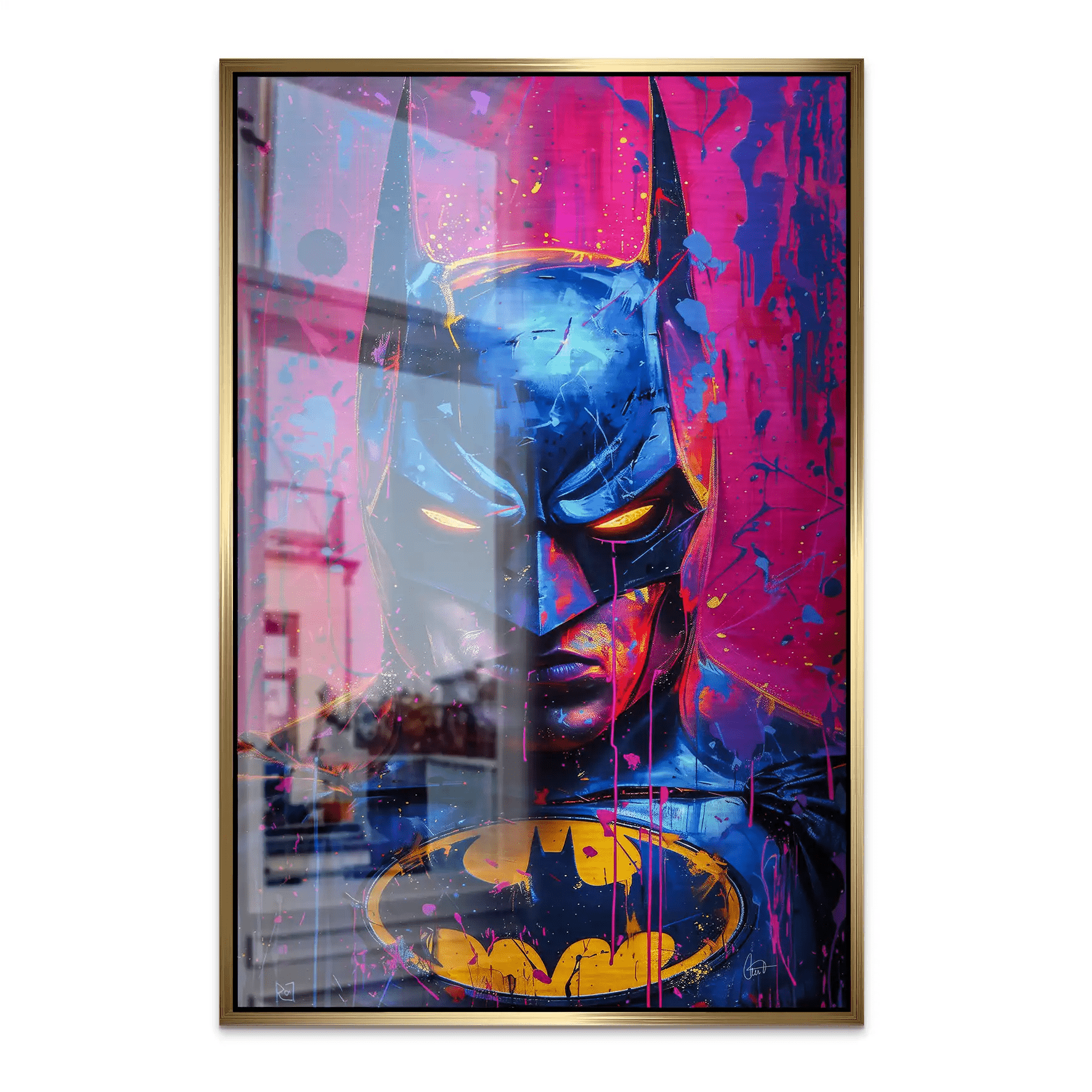 Batman Art AluDibond Gebürstet INGALERIE