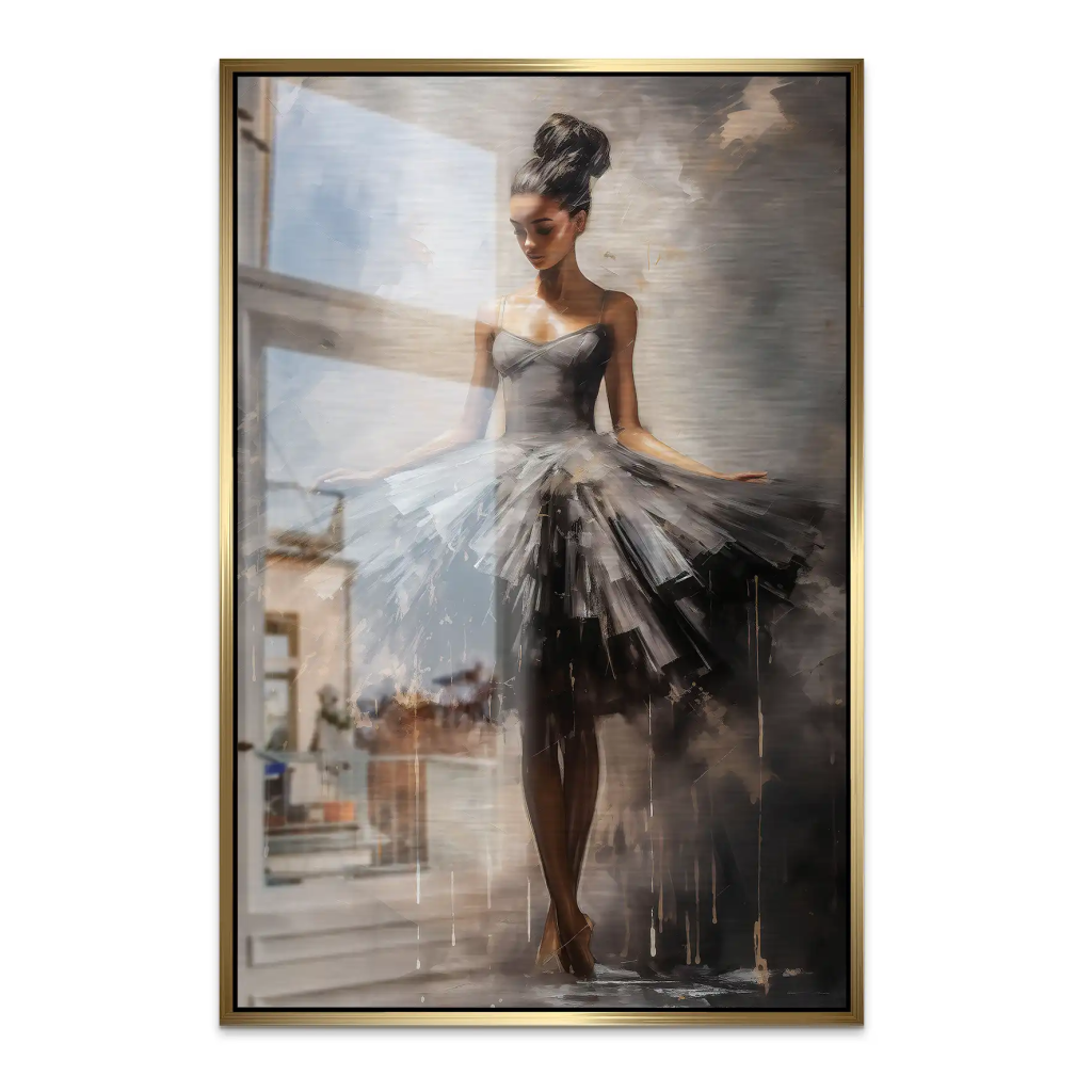 Ballerina Modern Style AluDibond Gebürstet INGALERIE