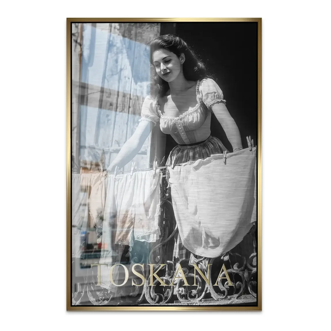 Bella Toskana Alu Dibond Bild gebürstet