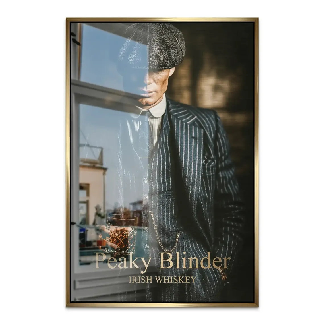 Thomas Shelby Peaky Blinder Alu Dibond Bild gebürstet