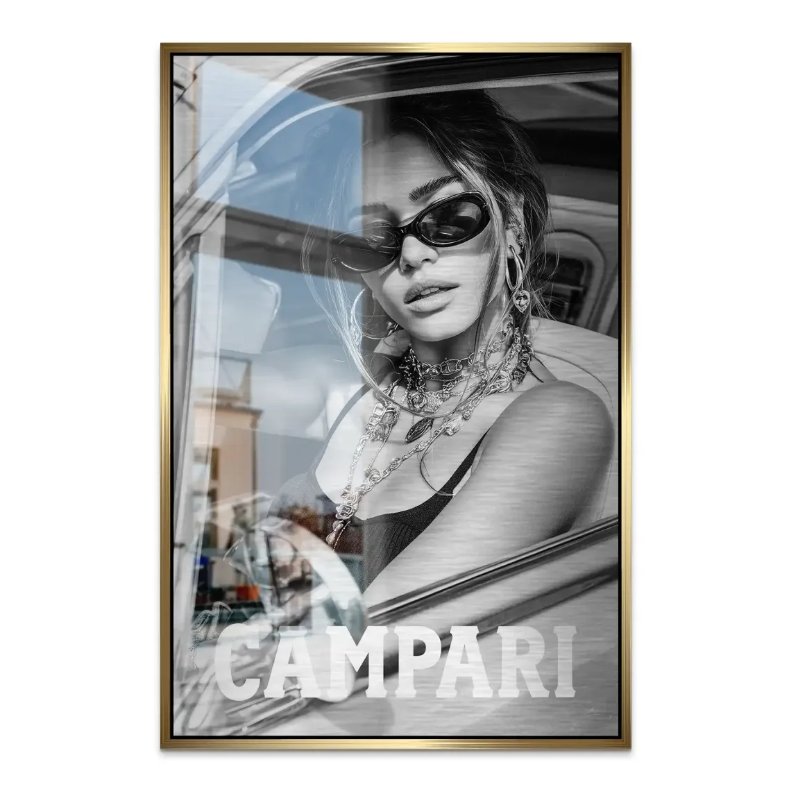 Summer Glam Alu Dibond Bild gebürstet