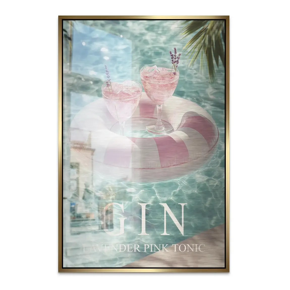 Gin Lavender Dream Alu Dibond Bild gebürstet