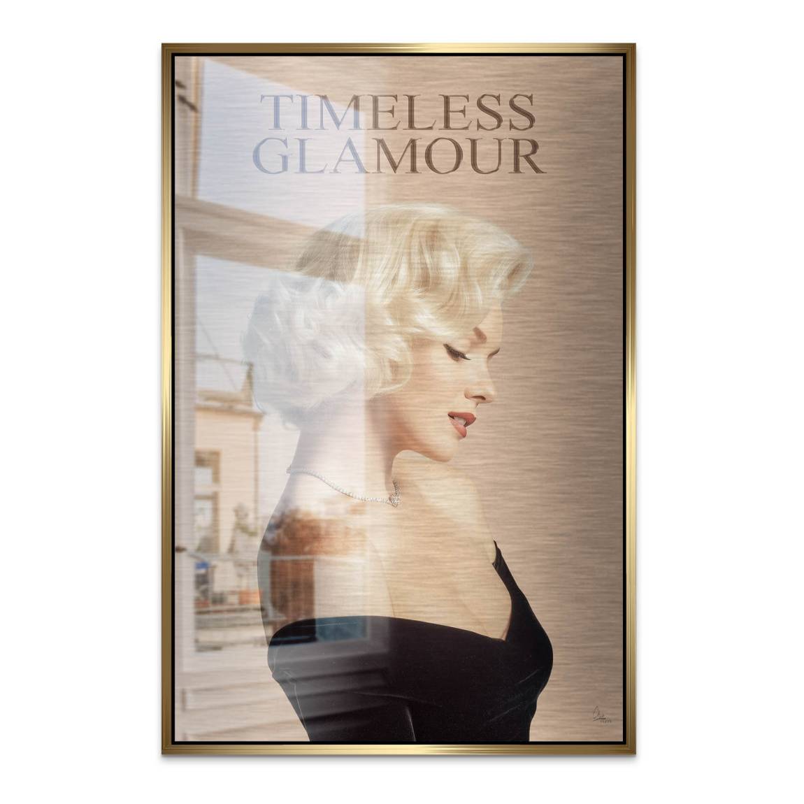 Marilyn Hollywood Grace Aluminiumbild gebürstet