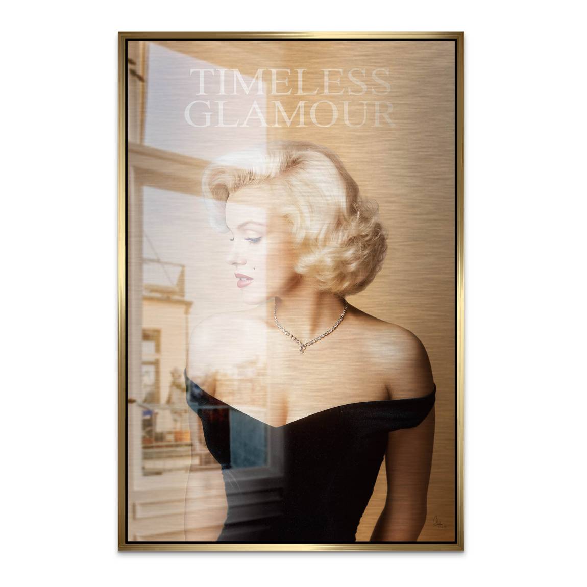 Marilyn Monroe Timeless Aluminiumbild gebürstet