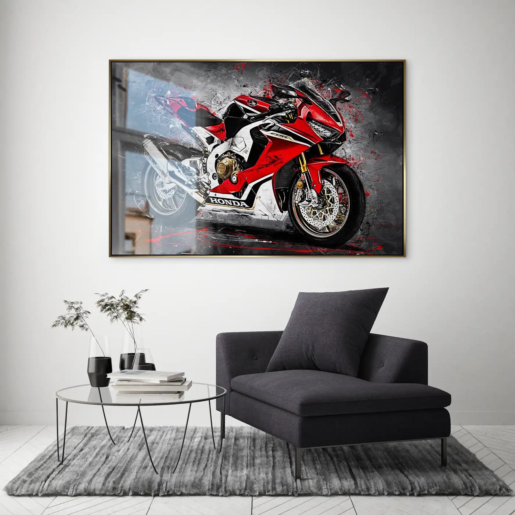 Honda CBR 1000 RR SP AluDibond Gebürstet INGALERIE