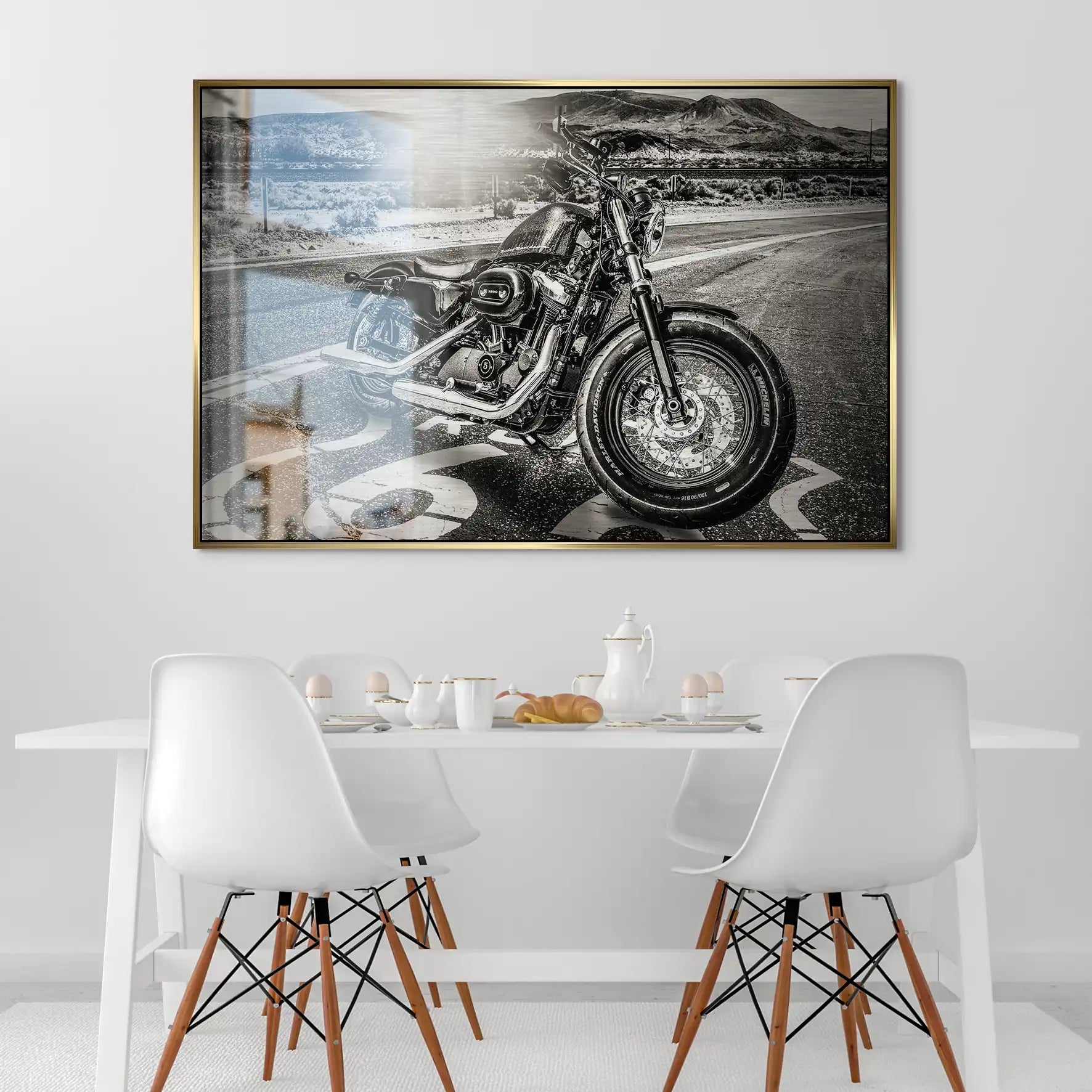Route Heritage Edition – Harley Alu gebürstet Bild INGALERIE