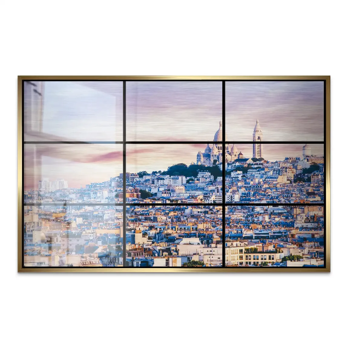 Paris Montmartre AluDibond Gebürstet