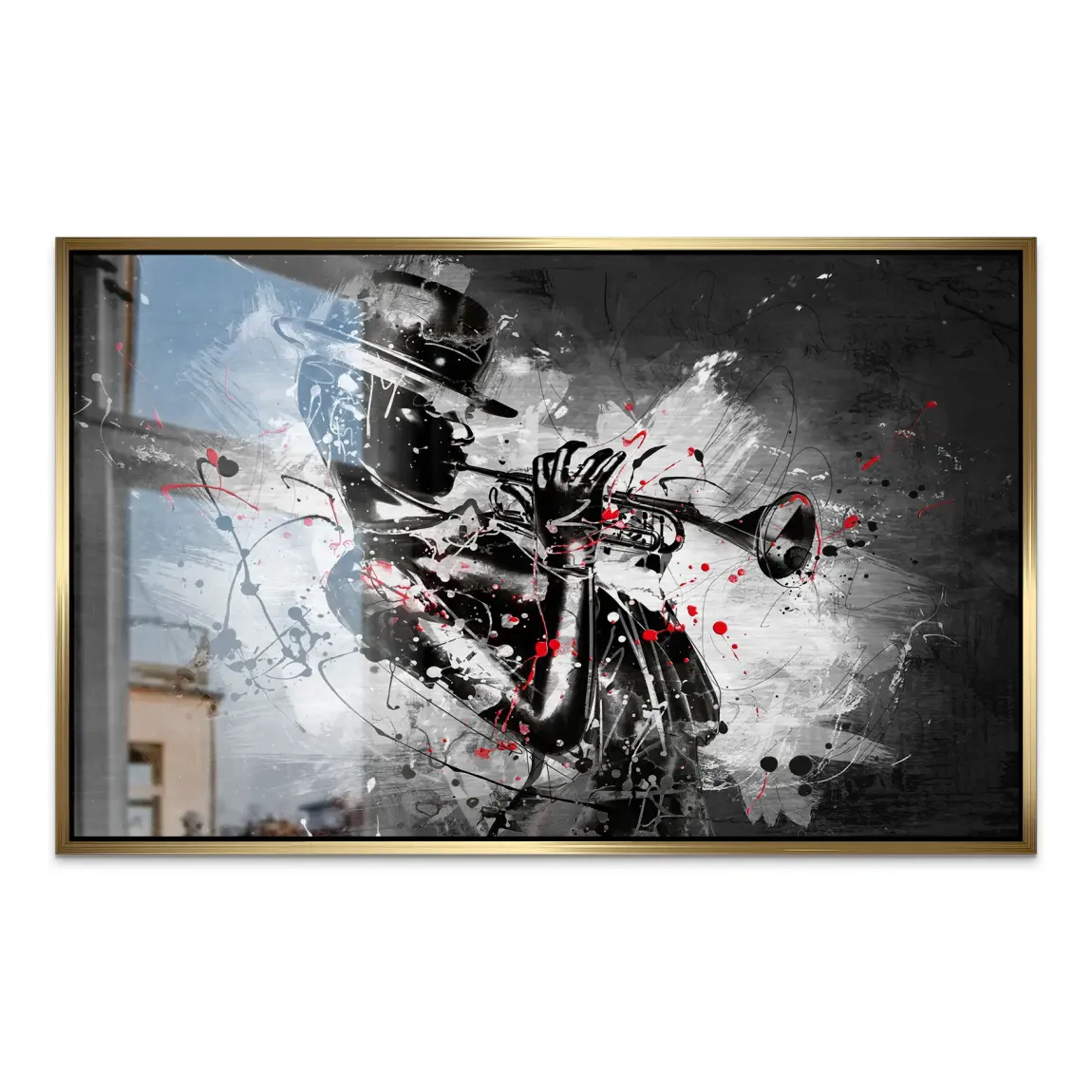 Jazzman Noir Symphony AluDibond Gebürstet