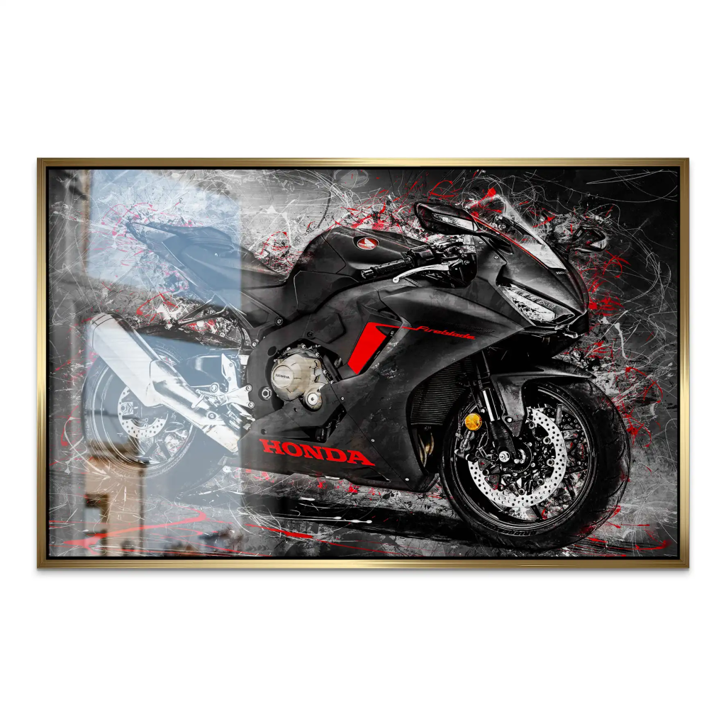 Honda CBR 1000 RR Fireblade AluDibond Gebürstet INGALERIE