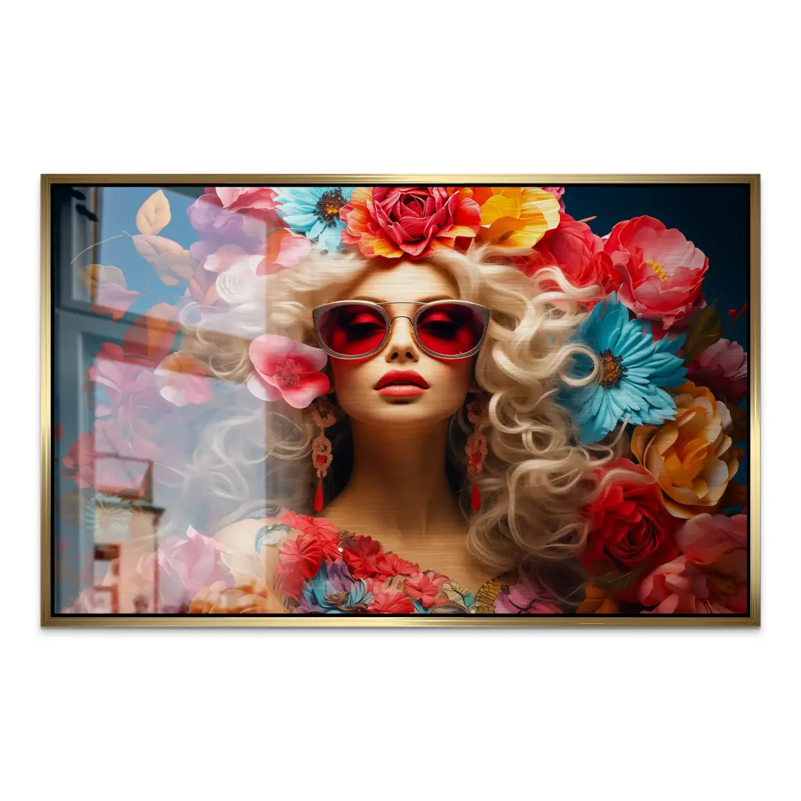 Flower Queen AluDibond Gebürstet