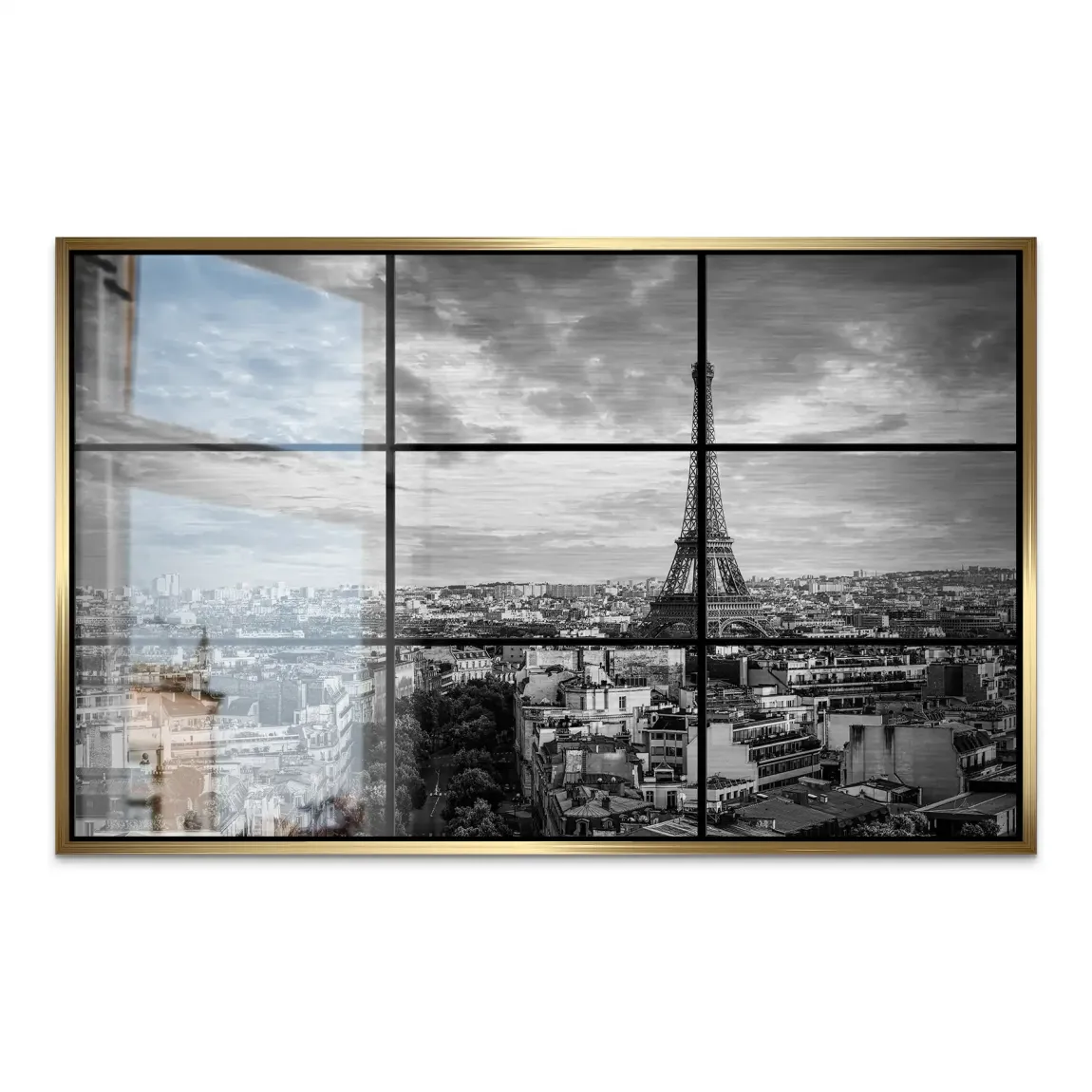 City View Paris AluDibond Gebürstet