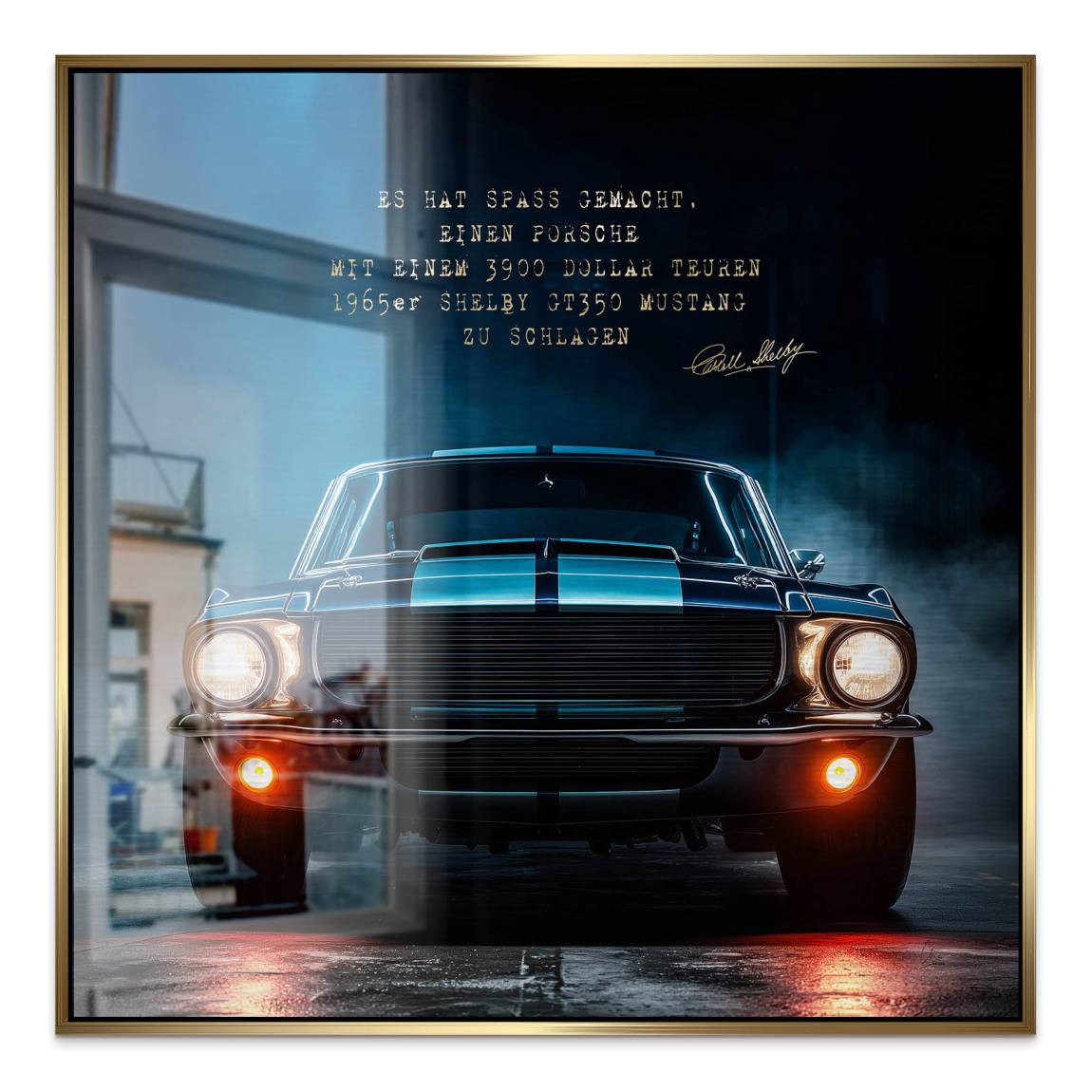 Ford Mustang Shelby Alu Gebürstet Bild