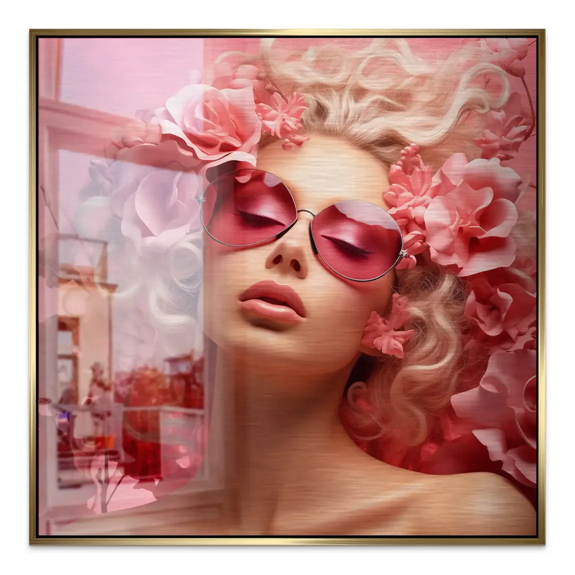 Pink Mirage Alu Gebürstet Bild