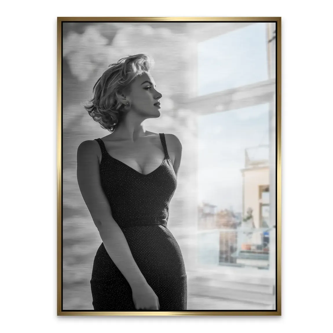 Marilyn Sunset Grace Alu Gebürstet Bild