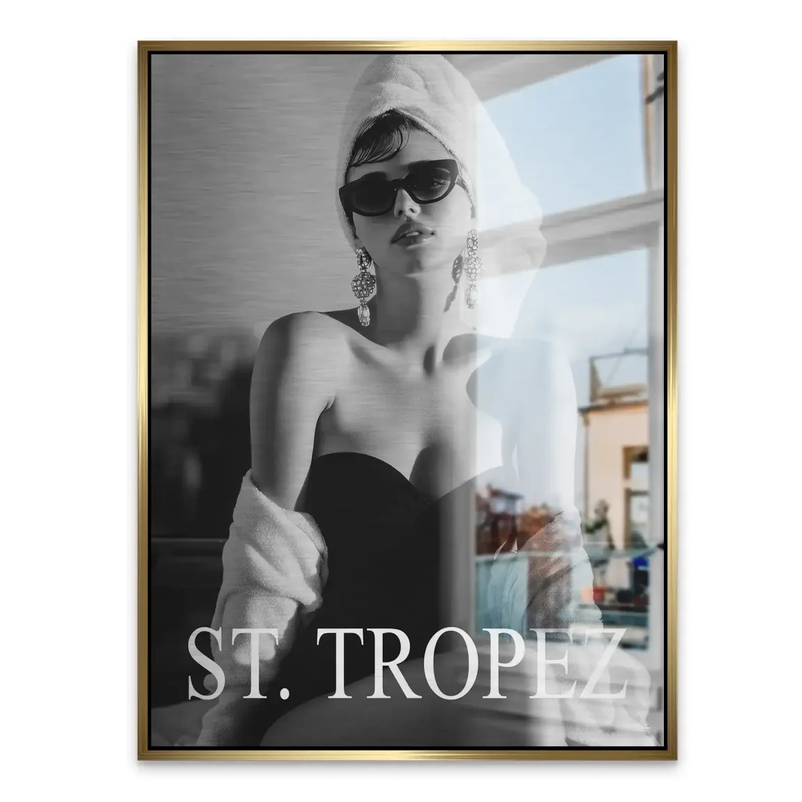 St. Tropez Glam Alu Gebürstet Bild