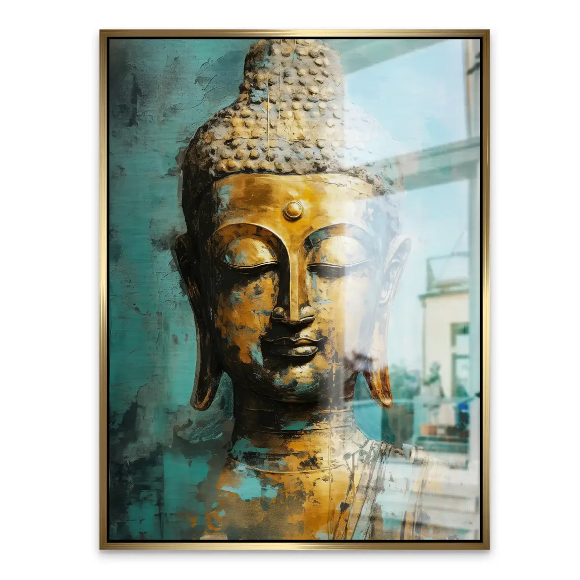 Buddha Essence Aludibond Gebürstet INGALERIE