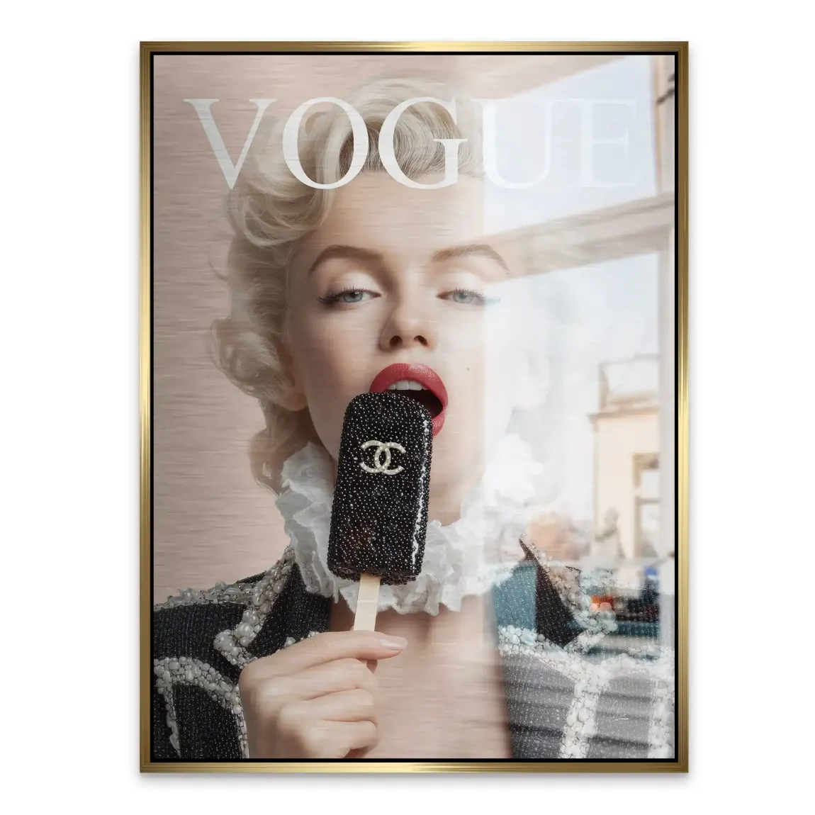 Marilyn Coco Eis Alu Gebürstet Bild