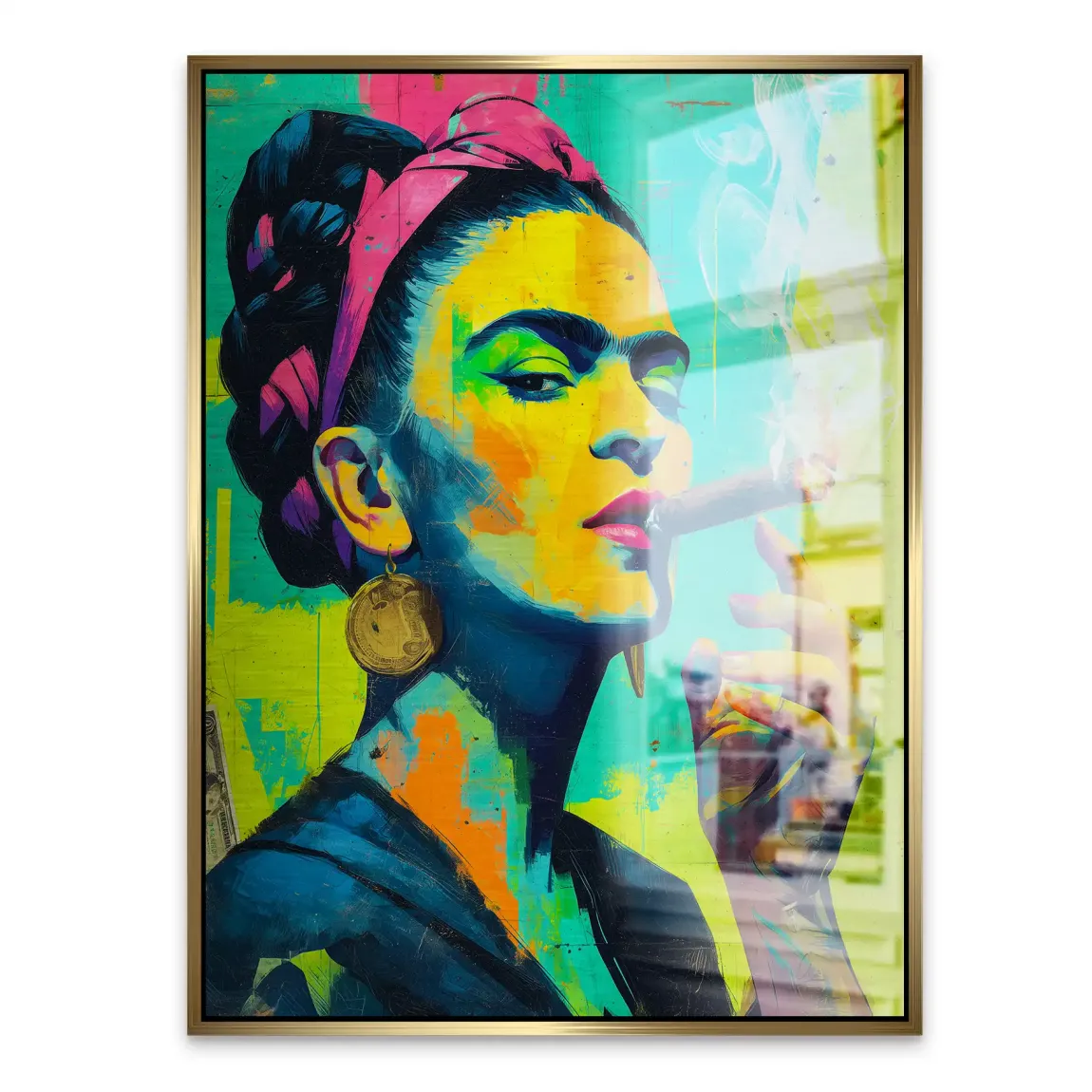 Frida Smoke Queen Alu Gebürstet Bild