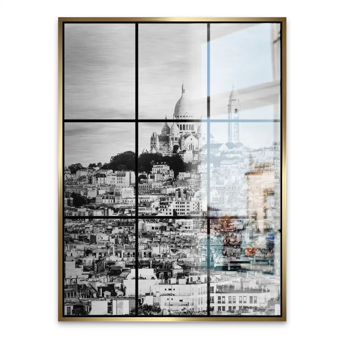 Montmartre Paris Alu Gebürstet Bild