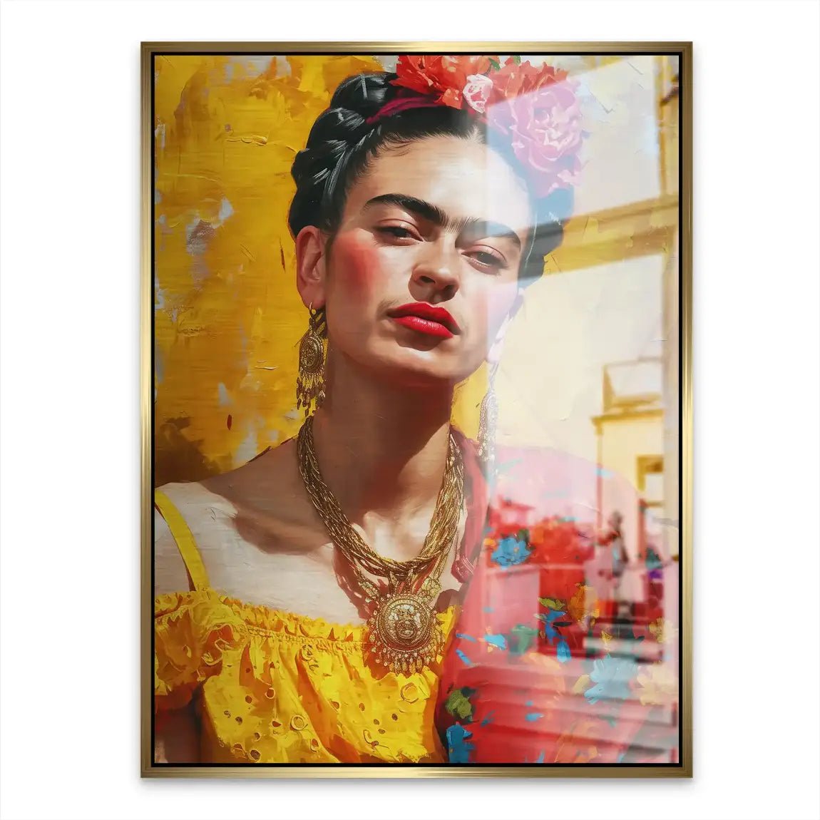 Frida Kahlo Art Aludibond Gebürstet INGALERIE