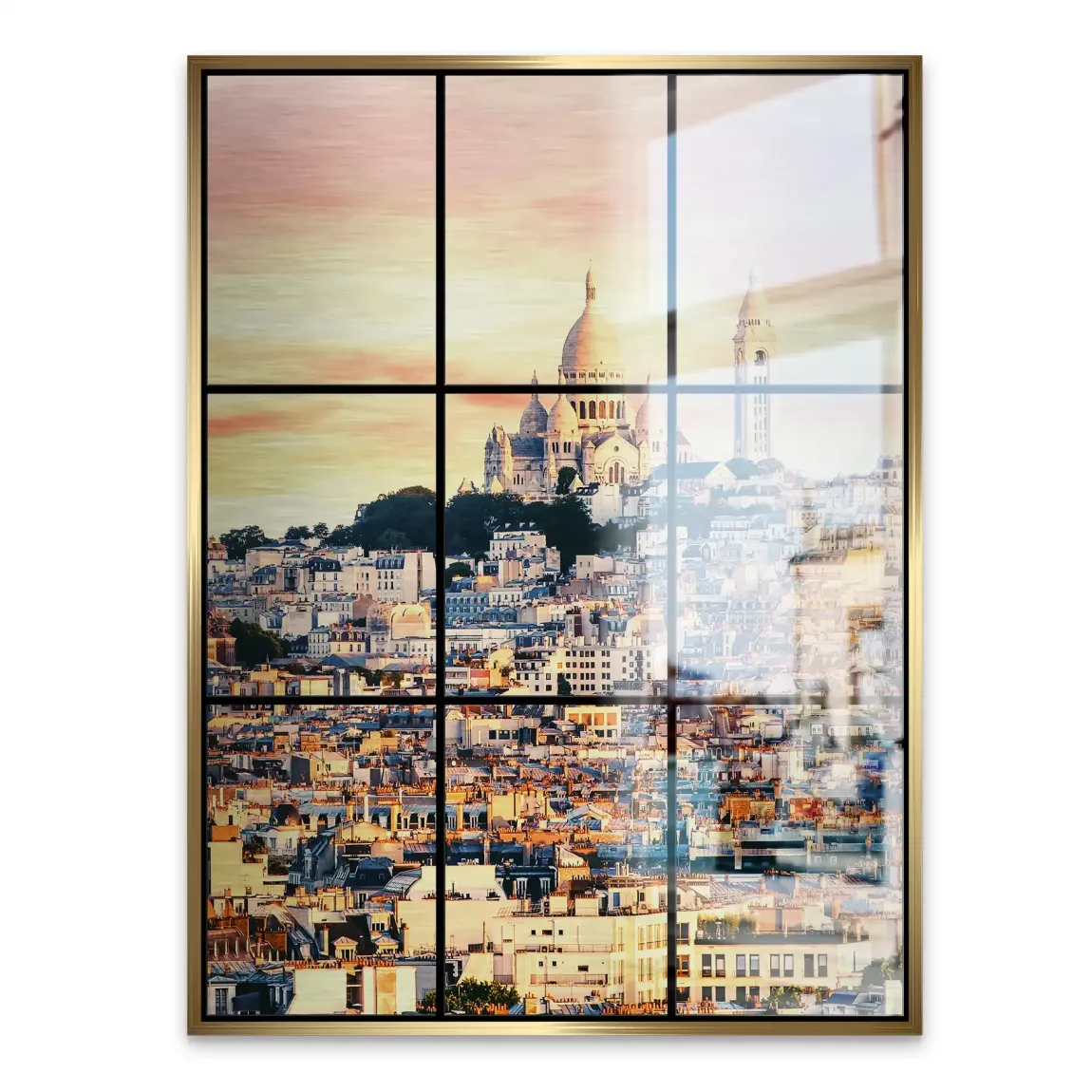 Sunrise Montmartre Paris Alu Gebürstet Bild