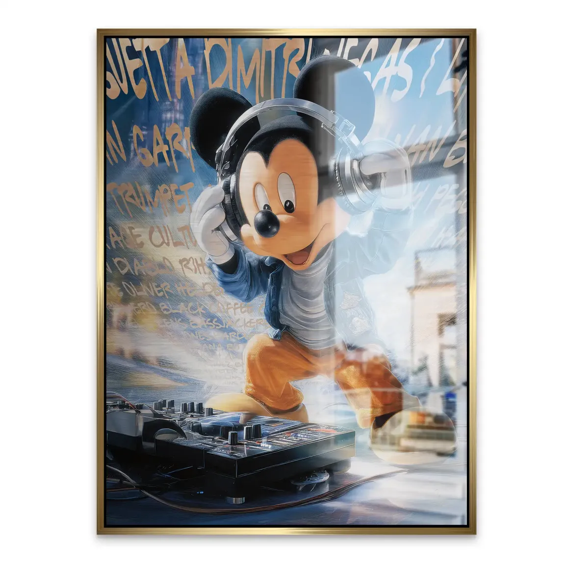 Micky Maus Sound of Style Alu Gebürstet Bild
