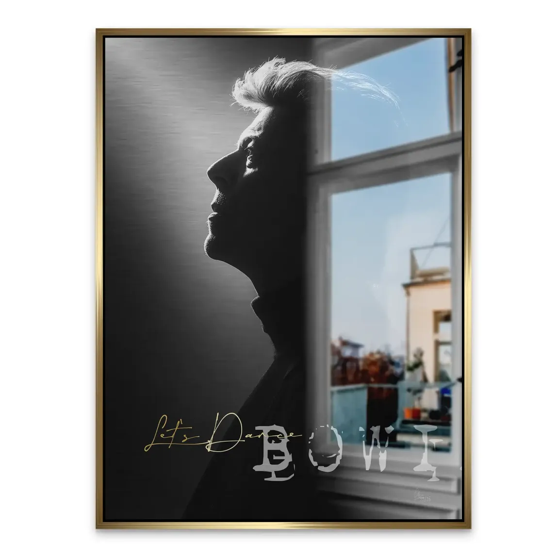 David Bowie Dance Alu Gebürstet Bild