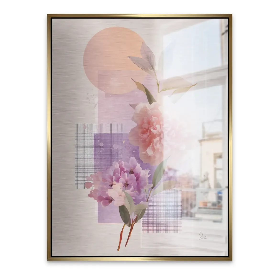 Soft Petal Harmony Alu Gebürstet Bild