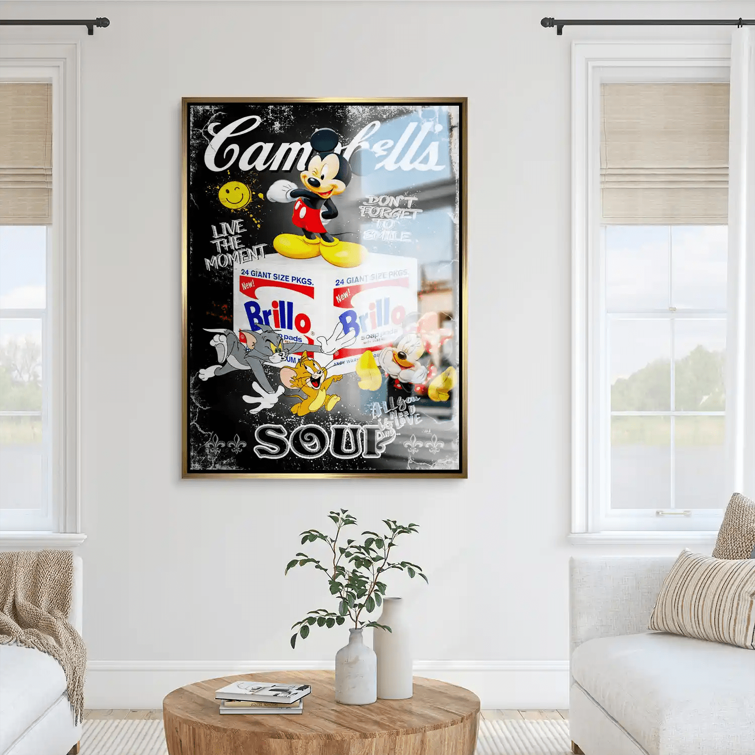 Micky Brillo Box Pop Art Alu Gebürstet INGALERIE