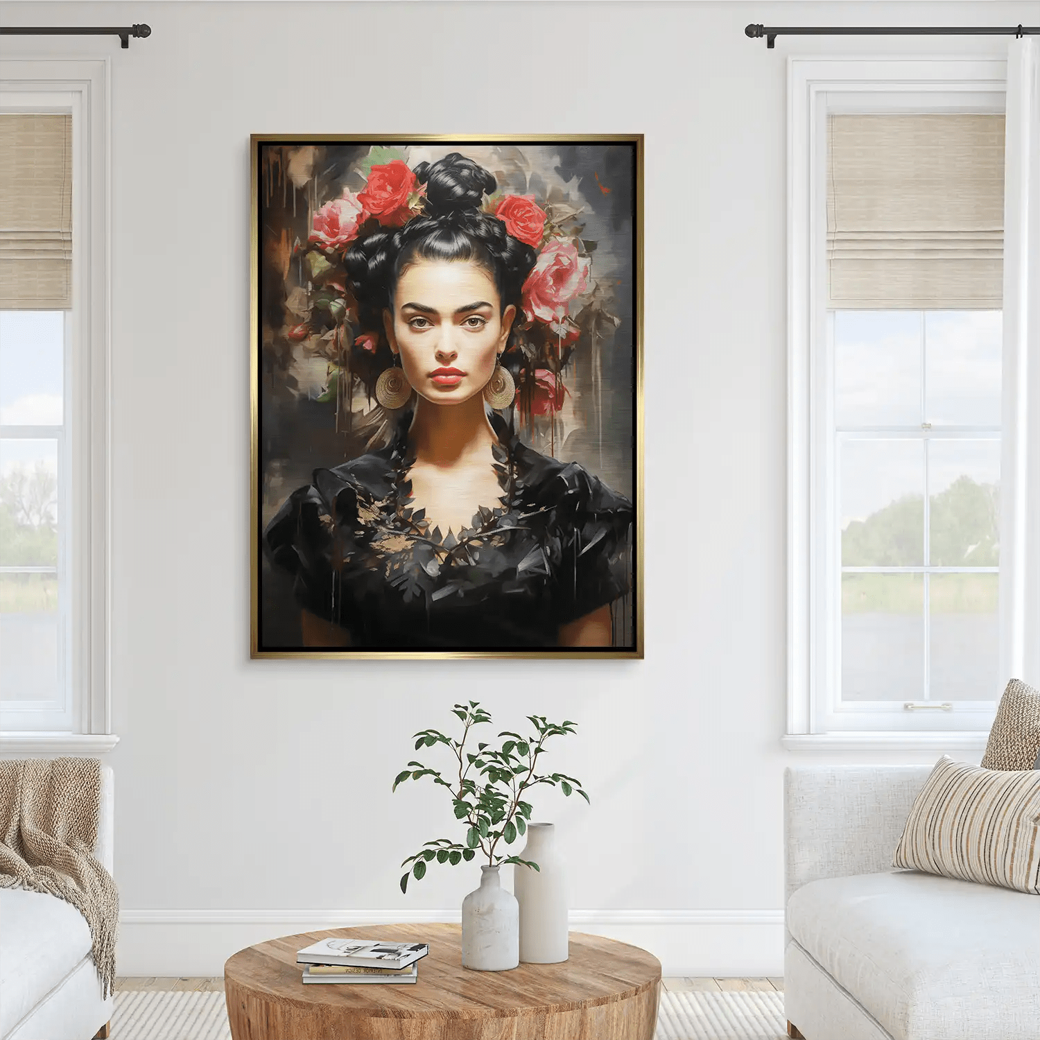 Frida Kahlo Beauty Aludibond Gebürstet INGALERIE