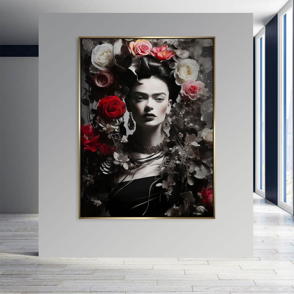 Frida Kahlo Modern Style Aludibond Gebürstet INGALERIE