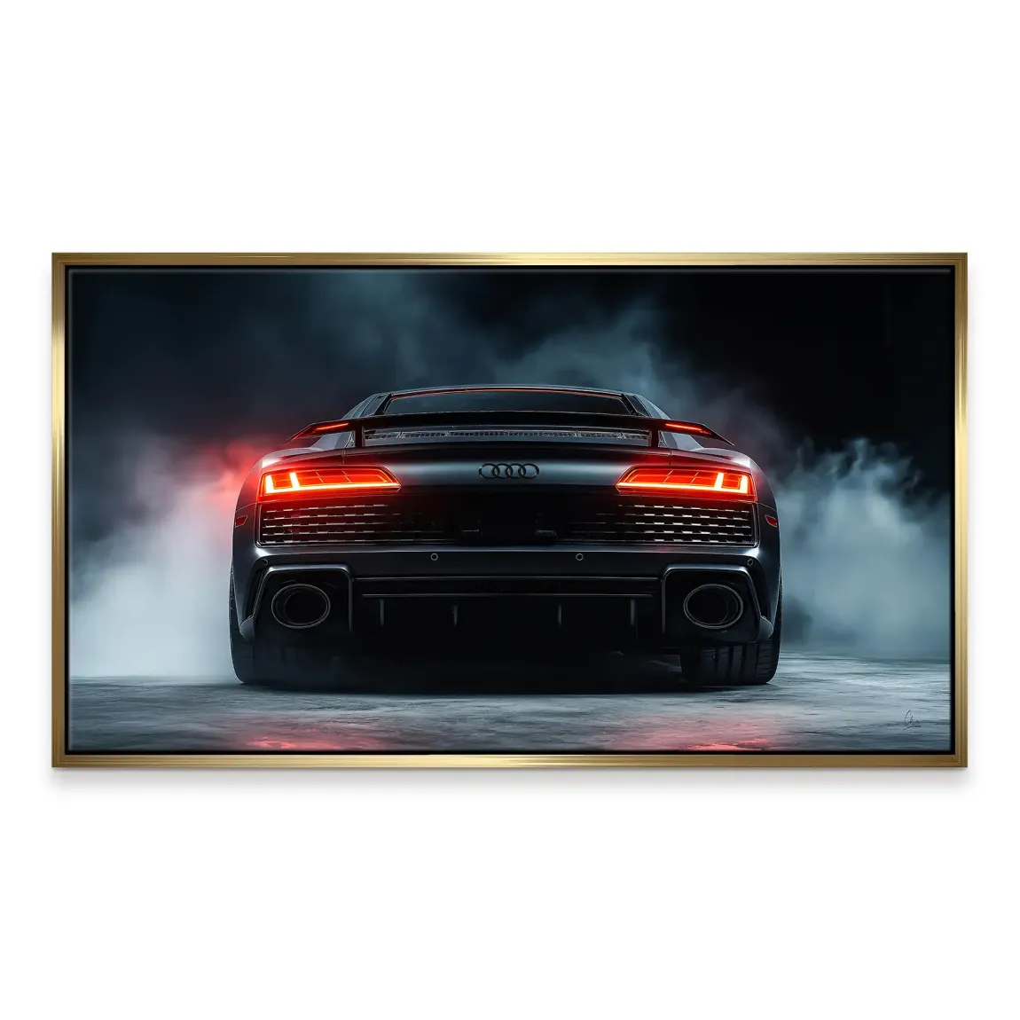 Audi R8 Dark Side Leinwand Bild