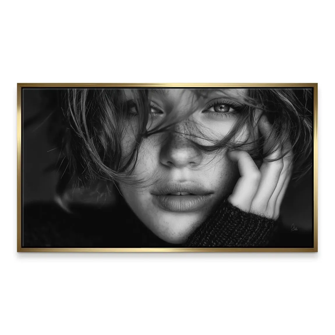 Silent Graze Leinwand Bild