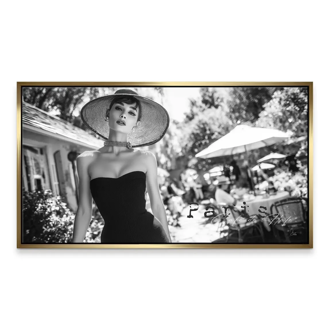 Audrey Hepburn Summer Style Leinwand Bild