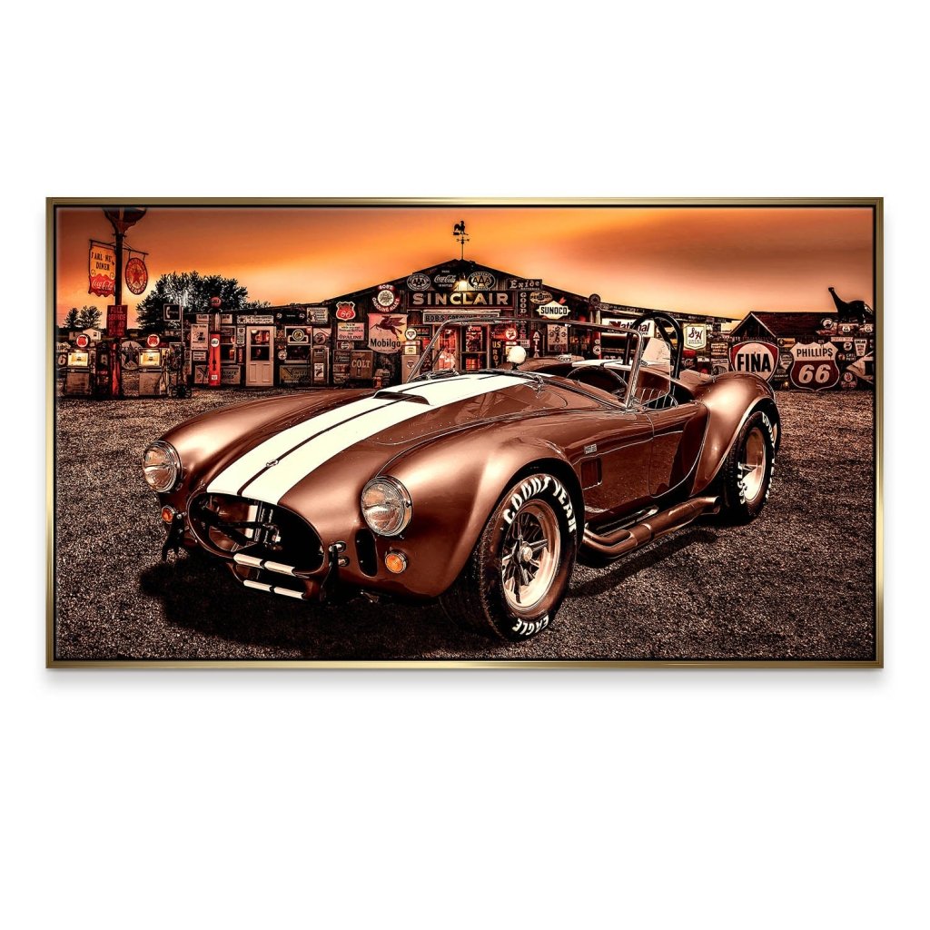 AC Cobra Abstrakt Sunset Leinwand Bild INGALERIE