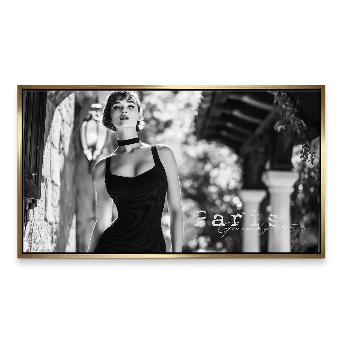 Audrey Hepburn Givenchy Leinwand Bild