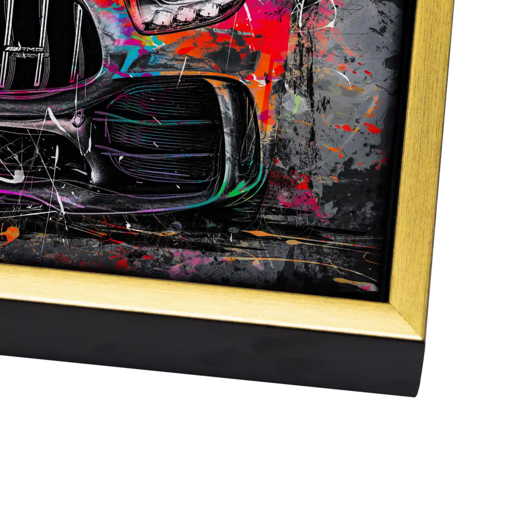 Mercedes AMG GT Pop Art Style Leinwand Bild INGALERIE