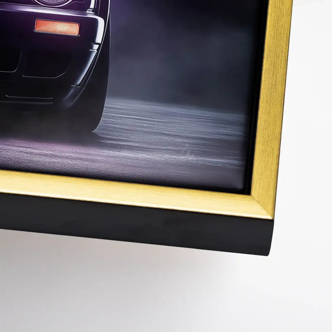 VW Golf Old School Leinwand Bild