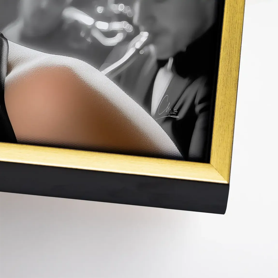 Silent Jazz Leinwand Bild