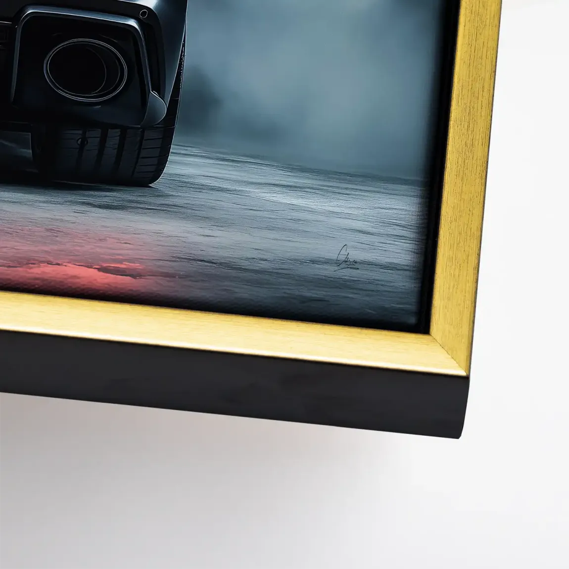 Audi R8 Dark Side Leinwand Bild