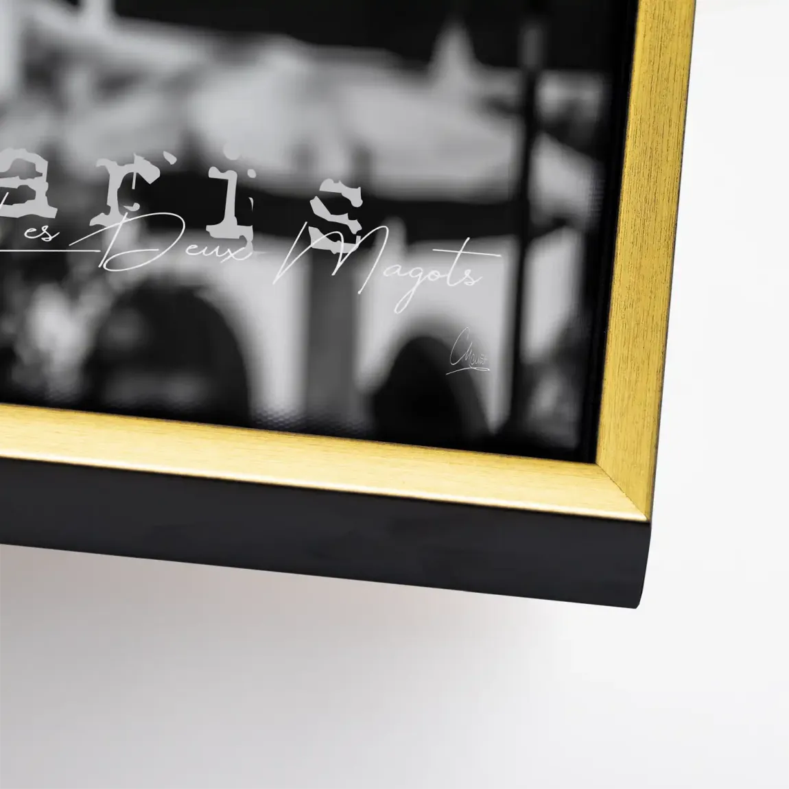 Audrey Hepburn Paris Cafe Leinwand Bild