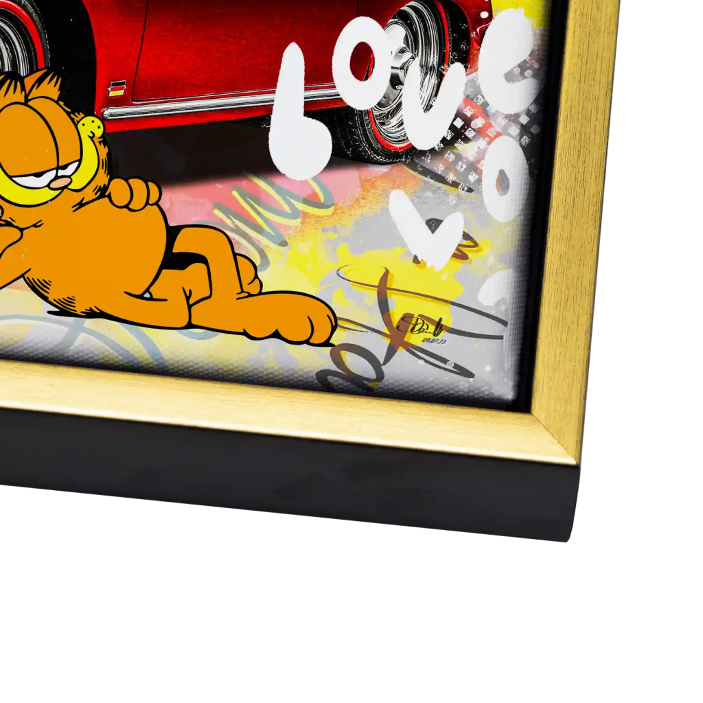 Minnie Speedster 356 Pop Art Style Leinwand Bild INGALERIE