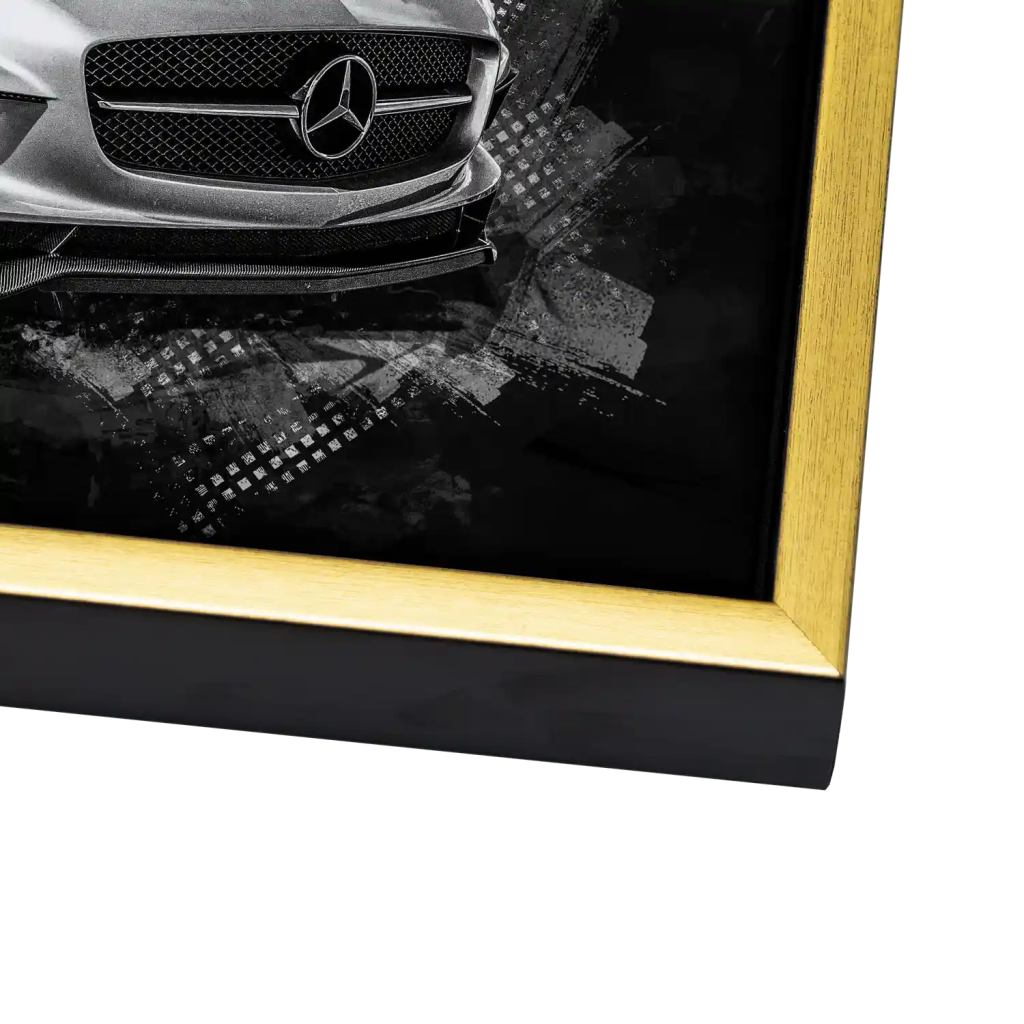 Mercedes SLS City Style Leinwand Bild INGALERIE