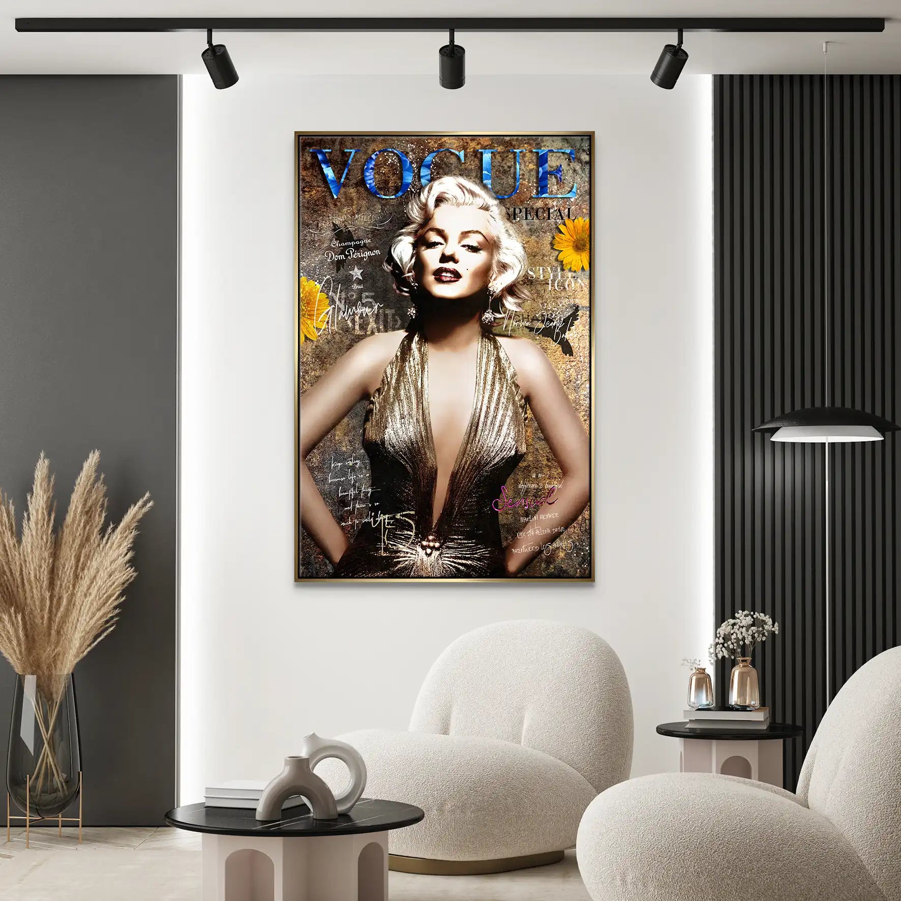 Marilyn Sensual Leinwand Bild INGALERIE